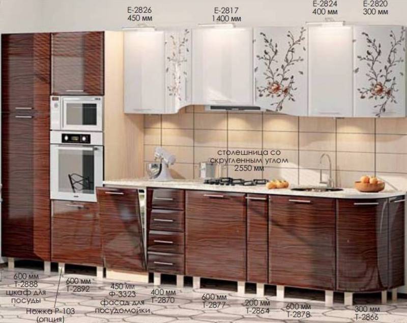 Хай-тек_зебрано темне/білий